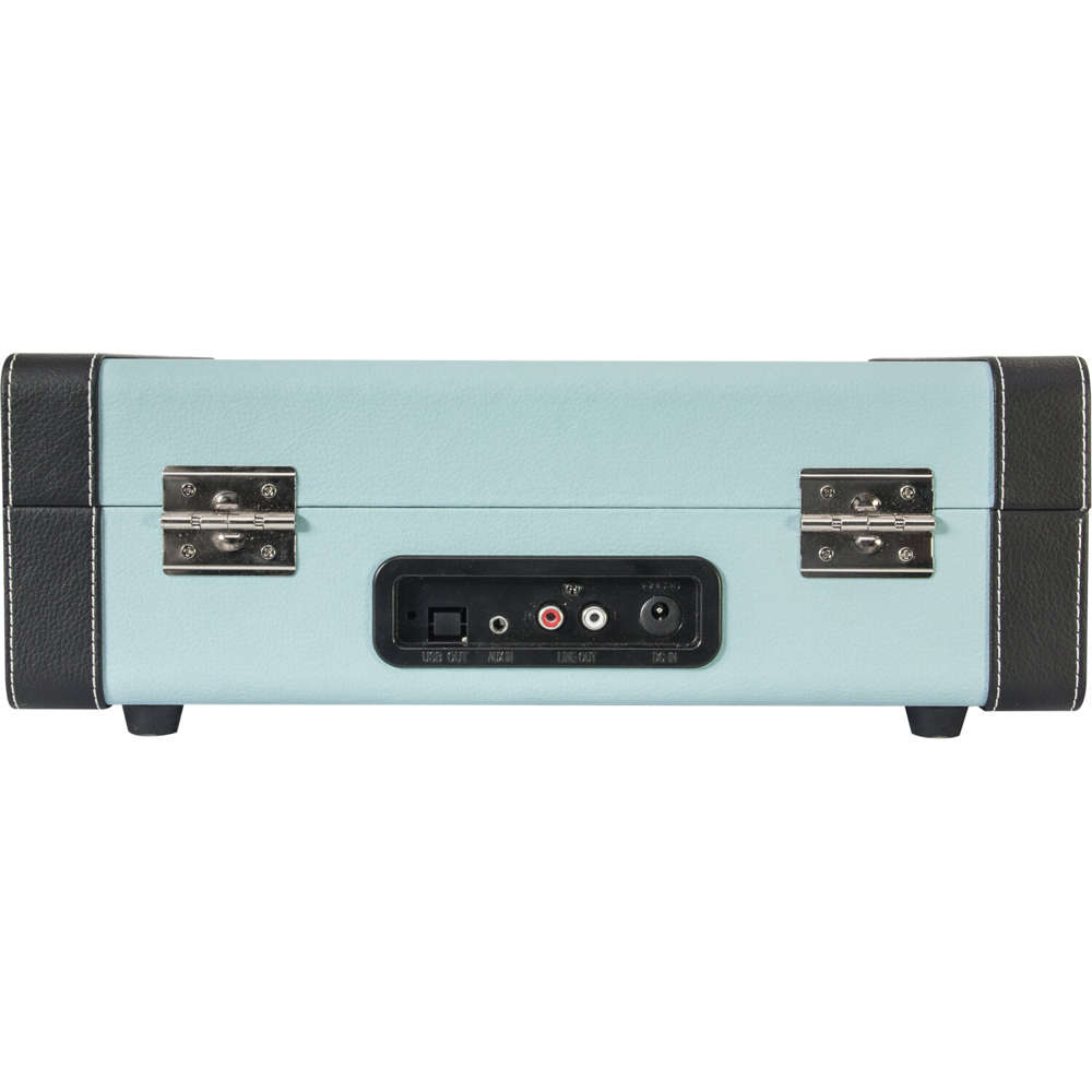 Gramofon w walizce MAD-RETROCASE-BLU Madison BT USB SD niebieski+ winyl gratis