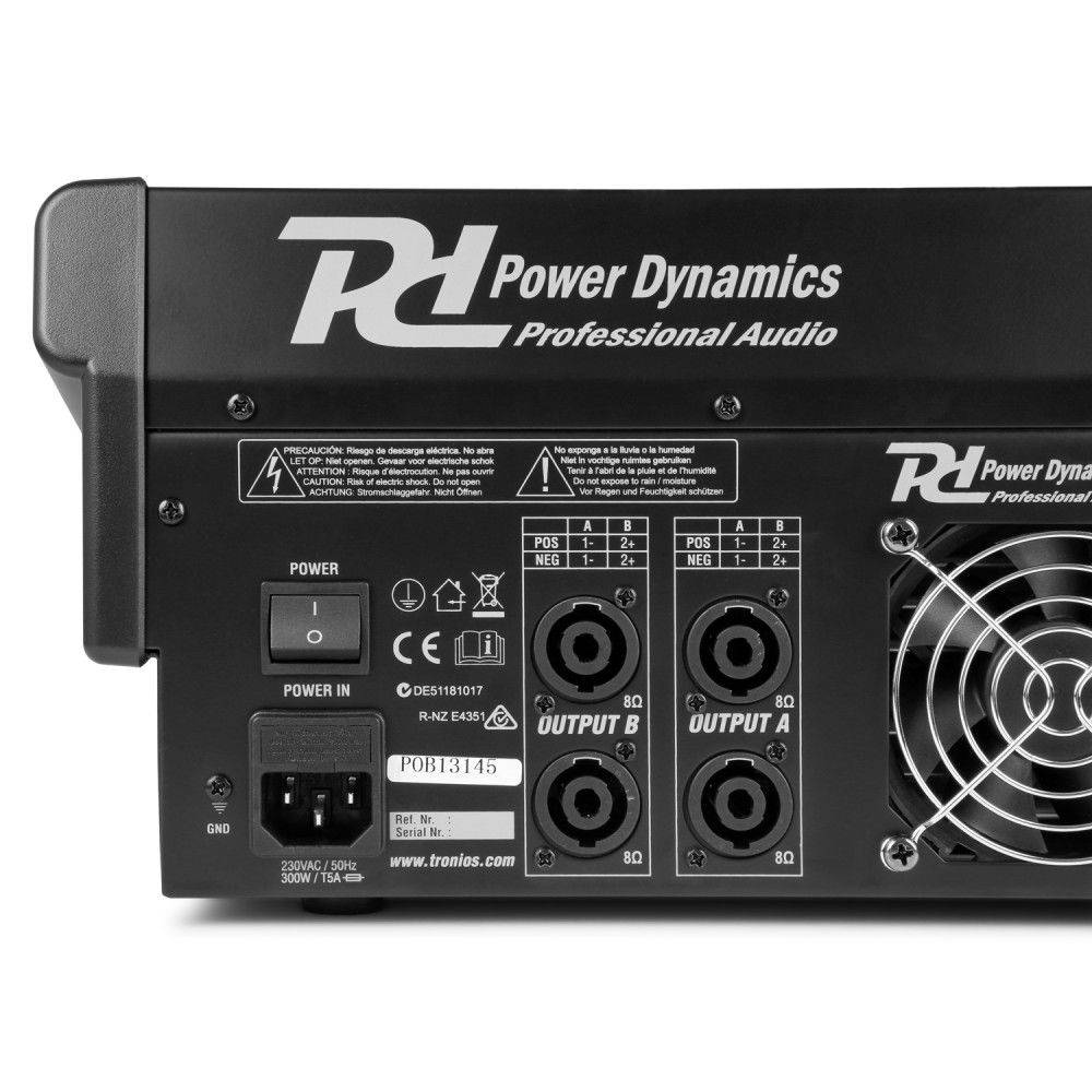 Powermikser 8- kanałowy PDM-S804A Power Dynamics